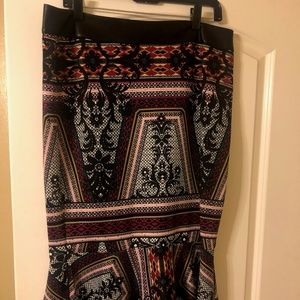 Midi flared bottom skirt - New without tags